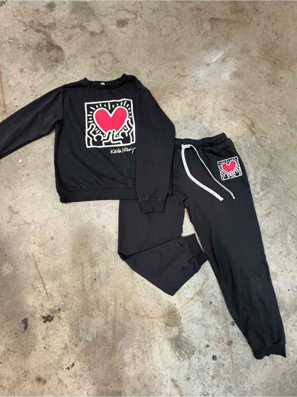 Keith Haring cozy sweatsuit